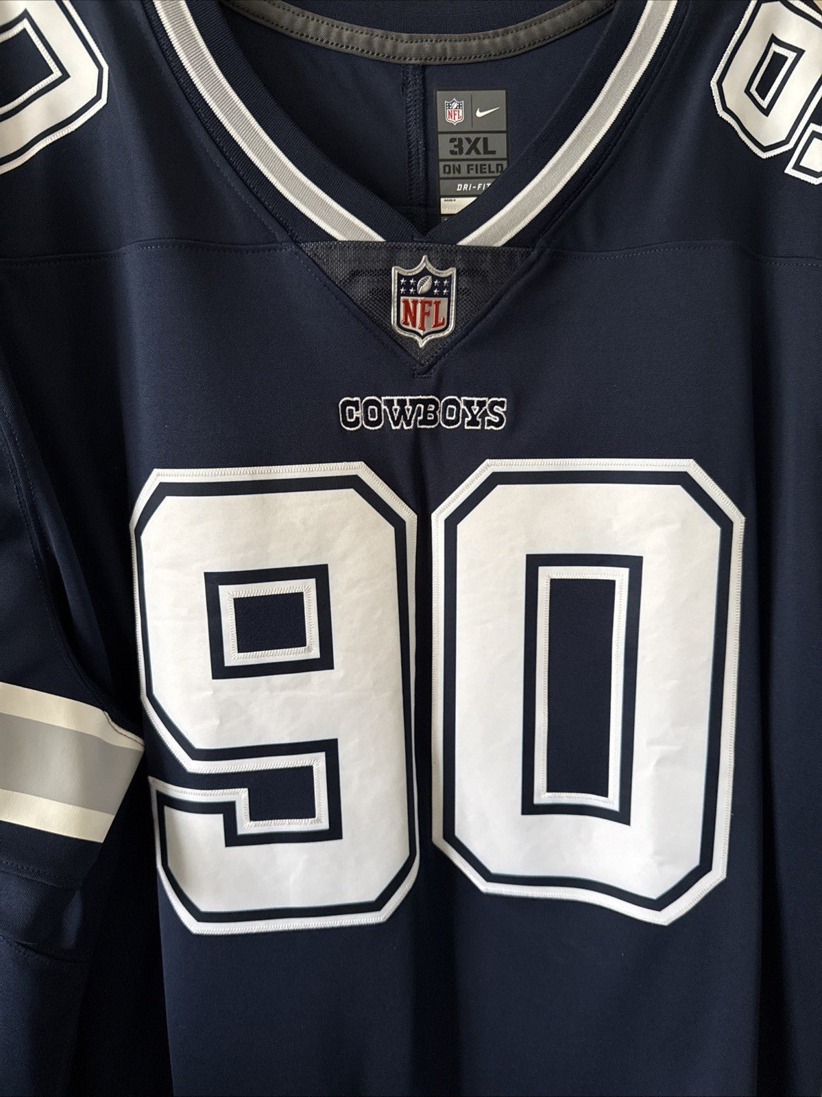 Men’s Nike DeMarcus Lawrence 90 Dallas Cowboys Vapor Lmtd Jersey Sz 3XL - RARE - Kyle’s Football Cards