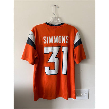Men’s Nike Denver Broncos Justin Simmons 31 Vapor F.U.S.E. Jersey Sz S - Kyle’s Football Cards