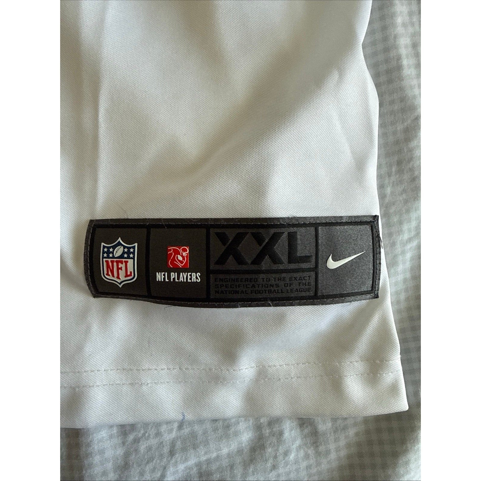 Men’s Nike Derek Carr 4 Las Vegas Raiders Vapor Limited Jersey Sz 2XL - White - Kyle’s Football Cards