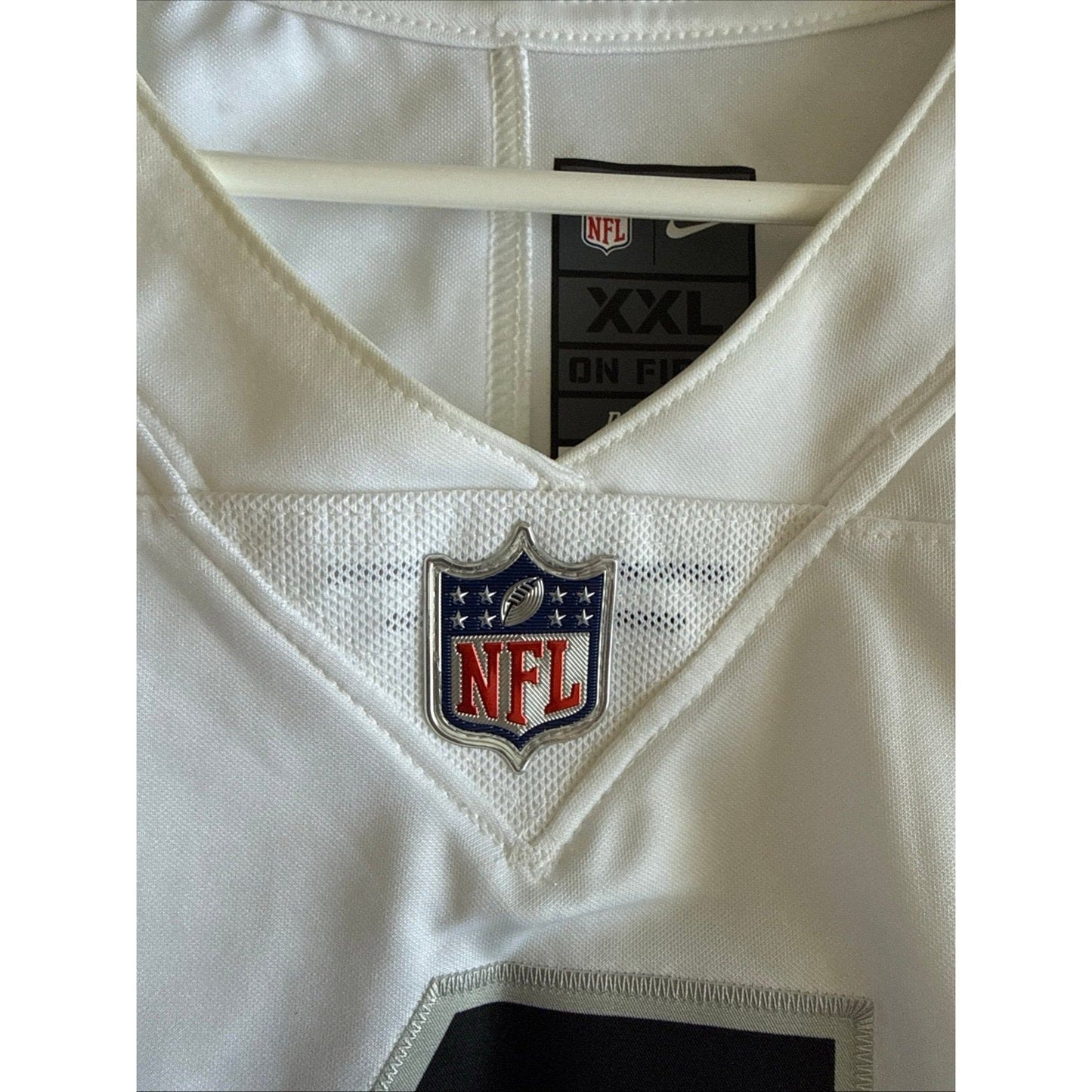 Men’s Nike Derek Carr 4 Las Vegas Raiders Vapor Limited Jersey Sz 2XL - White - Kyle’s Football Cards