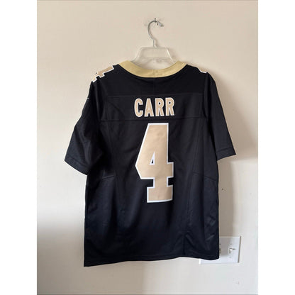 Men’s Nike Derek Carr 4 New Orleans Saints Vapor Lmtd Jersey Sz M - Black RARE - Kyle’s Football Cards