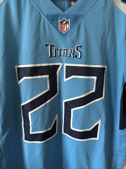 Men’s Nike Derrick Henry 22 Tennessee Titans Vapor Lmtd NFL Jersey Sz L - RARE - Kyle’s Football Cards