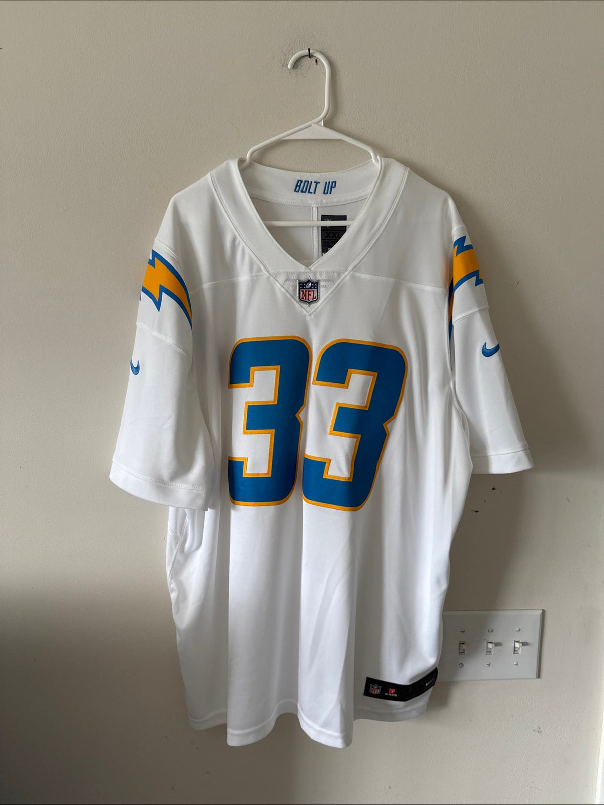 Men's Nike Derwin James 33 LA Chargers Vapor Limited NFL Jersey Sz 2XL - RARE - Kyle’s Football Cards