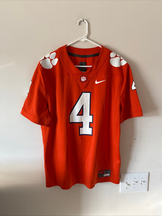 Men’s Nike Deshaun Watson #4 Clemson Tigers NCAA Alumni Jersey Sz L - RARE - Kyle’s Football Cards