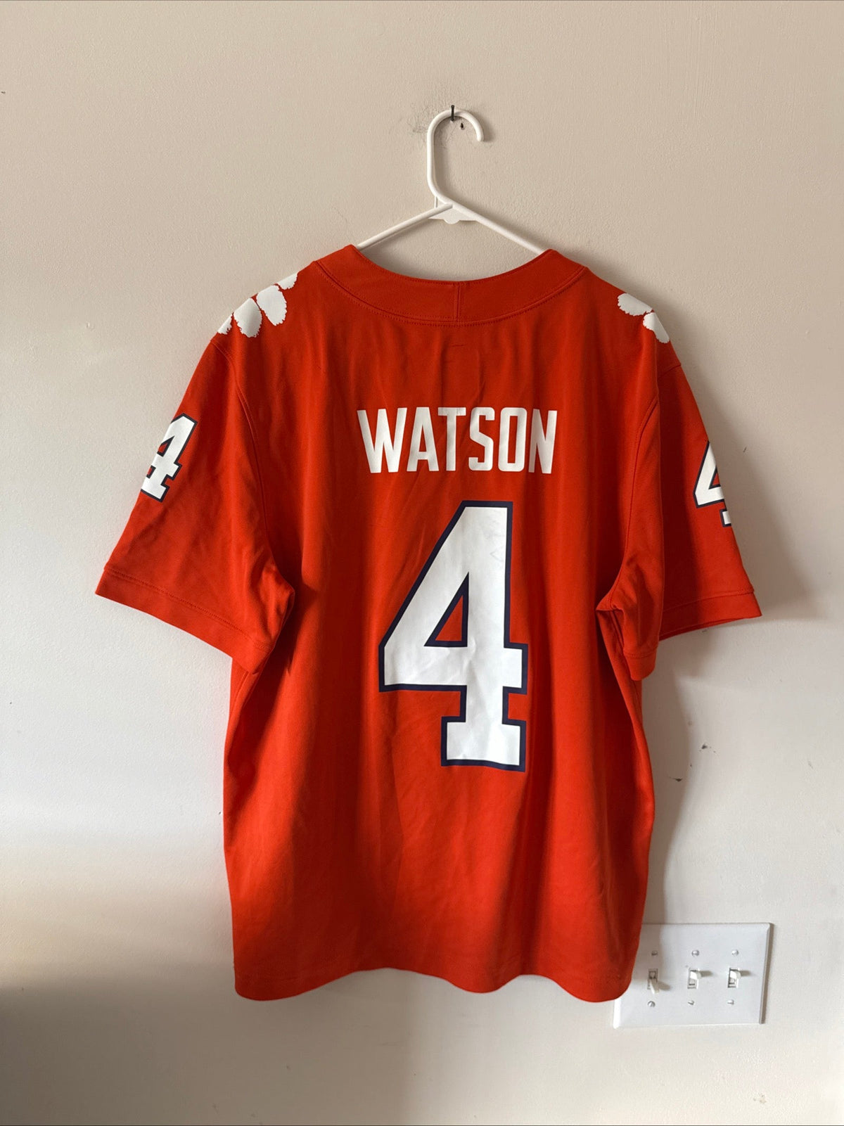 Men’s Nike Deshaun Watson #4 Clemson Tigers NCAA Alumni Jersey Sz L - RARE - Kyle’s Football Cards