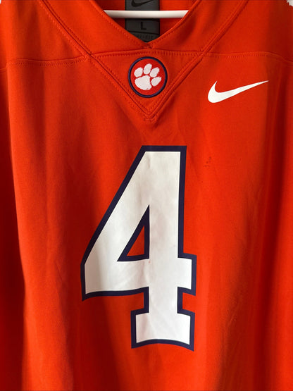 Men’s Nike Deshaun Watson #4 Clemson Tigers NCAA Alumni Jersey Sz L - RARE - Kyle’s Football Cards