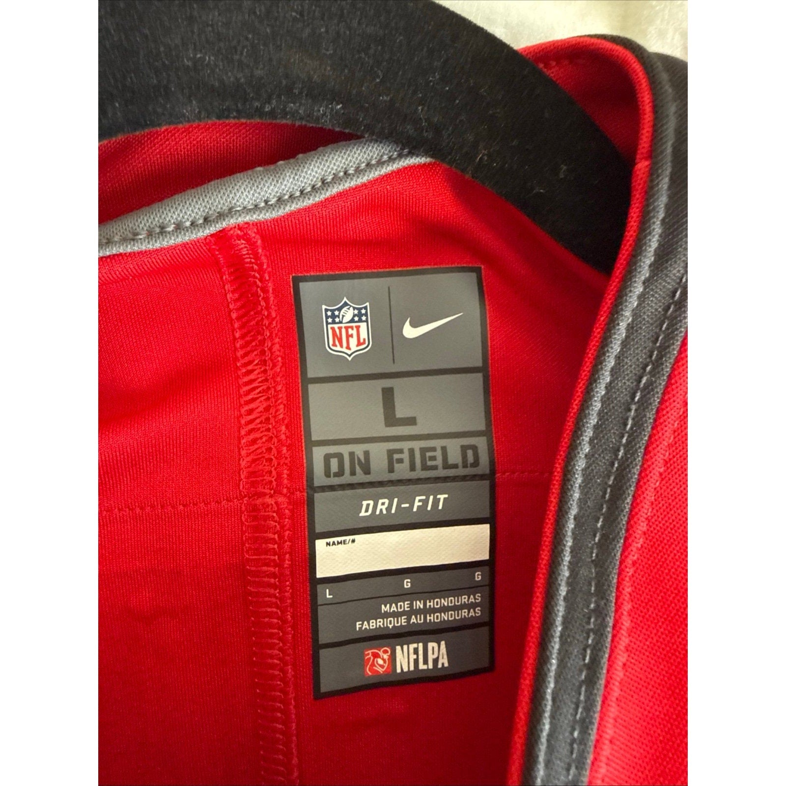Men’s Nike Devin White 45 Tampa Bay Buccaneers Vapor Lmtd Jersey Sz L - Red - Kyle’s Football Cards
