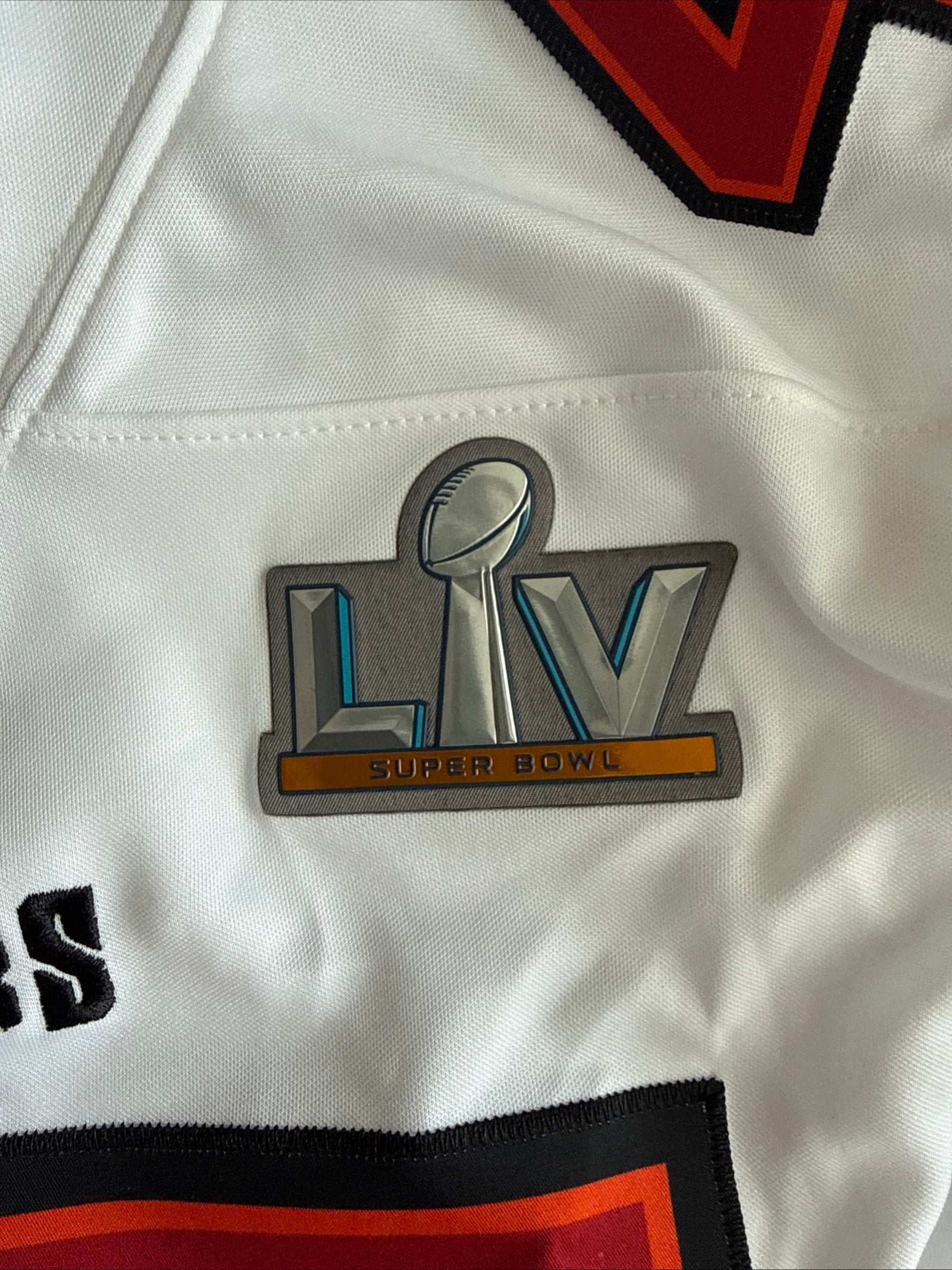 Men’s Nike Devin White 45 TB Buccaneers Super Bowl LV Vapor Lmtd Jersey Sz L - Kyle’s Football Cards