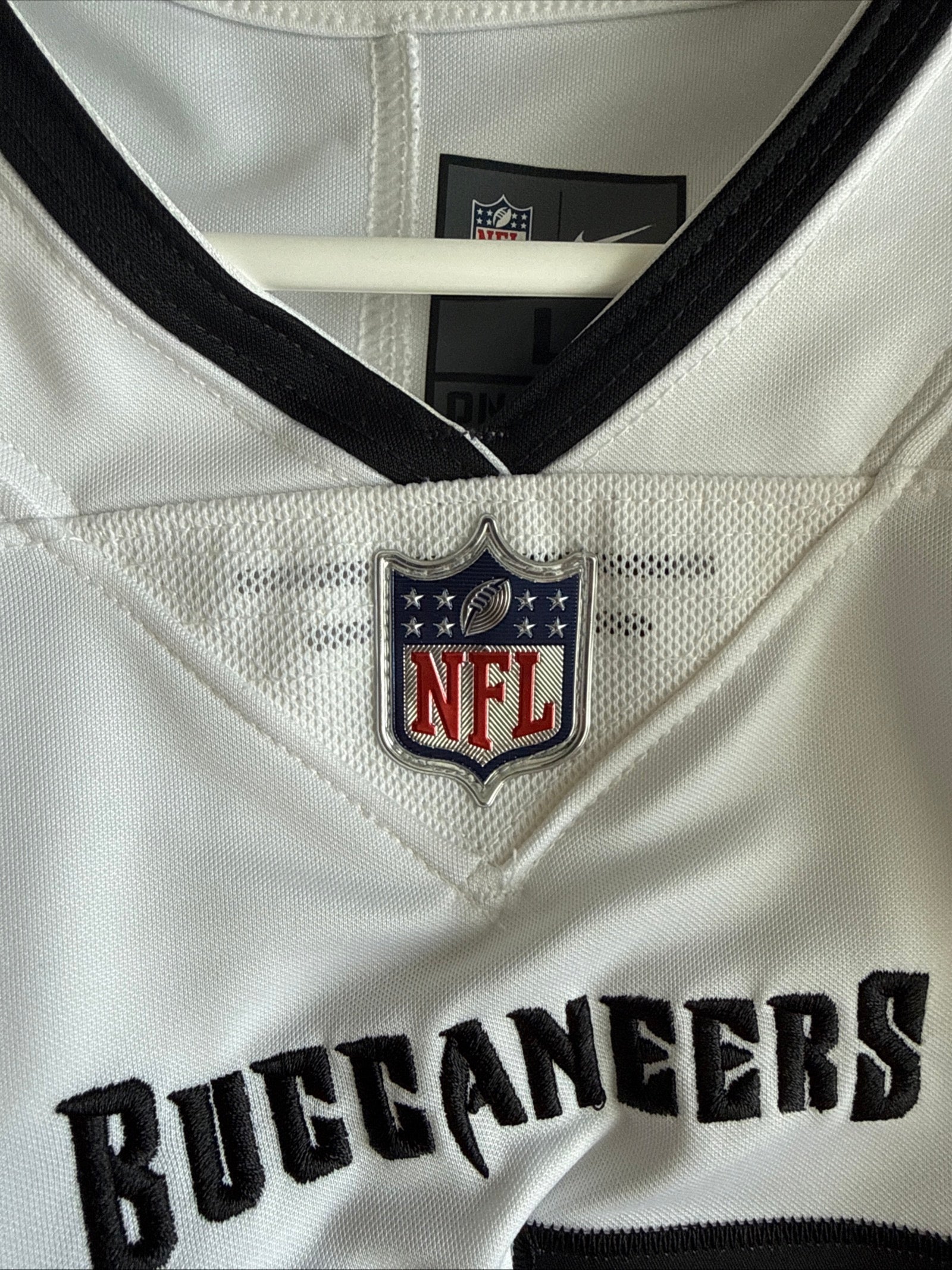 Men’s Nike Devin White 45 TB Buccaneers Super Bowl LV Vapor Lmtd Jersey Sz L - Kyle’s Football Cards