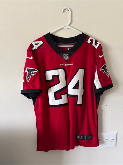 Men's Nike Devonta Freeman 24 Atlanta Falcons Vapor Lmtd NFL Jersey Sz L - RARE - Kyle’s Football Cards