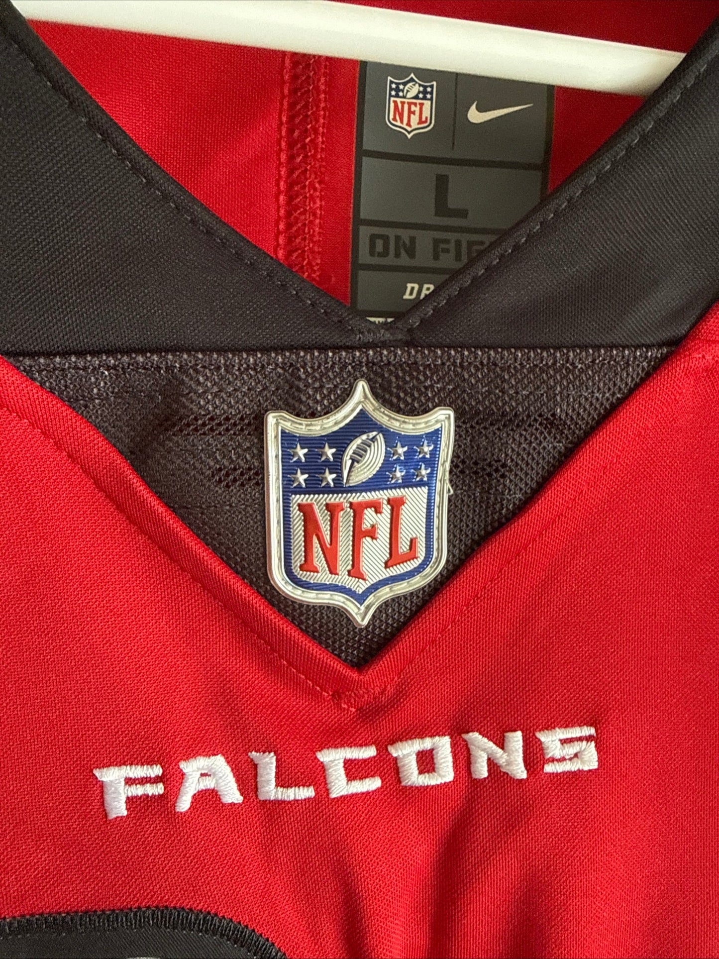 Men's Nike Devonta Freeman 24 Atlanta Falcons Vapor Lmtd NFL Jersey Sz L - RARE - Kyle’s Football Cards