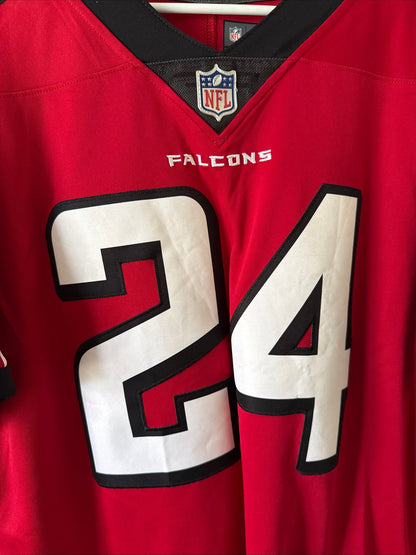 Men's Nike Devonta Freeman 24 Atlanta Falcons Vapor Lmtd NFL Jersey Sz L - RARE - Kyle’s Football Cards