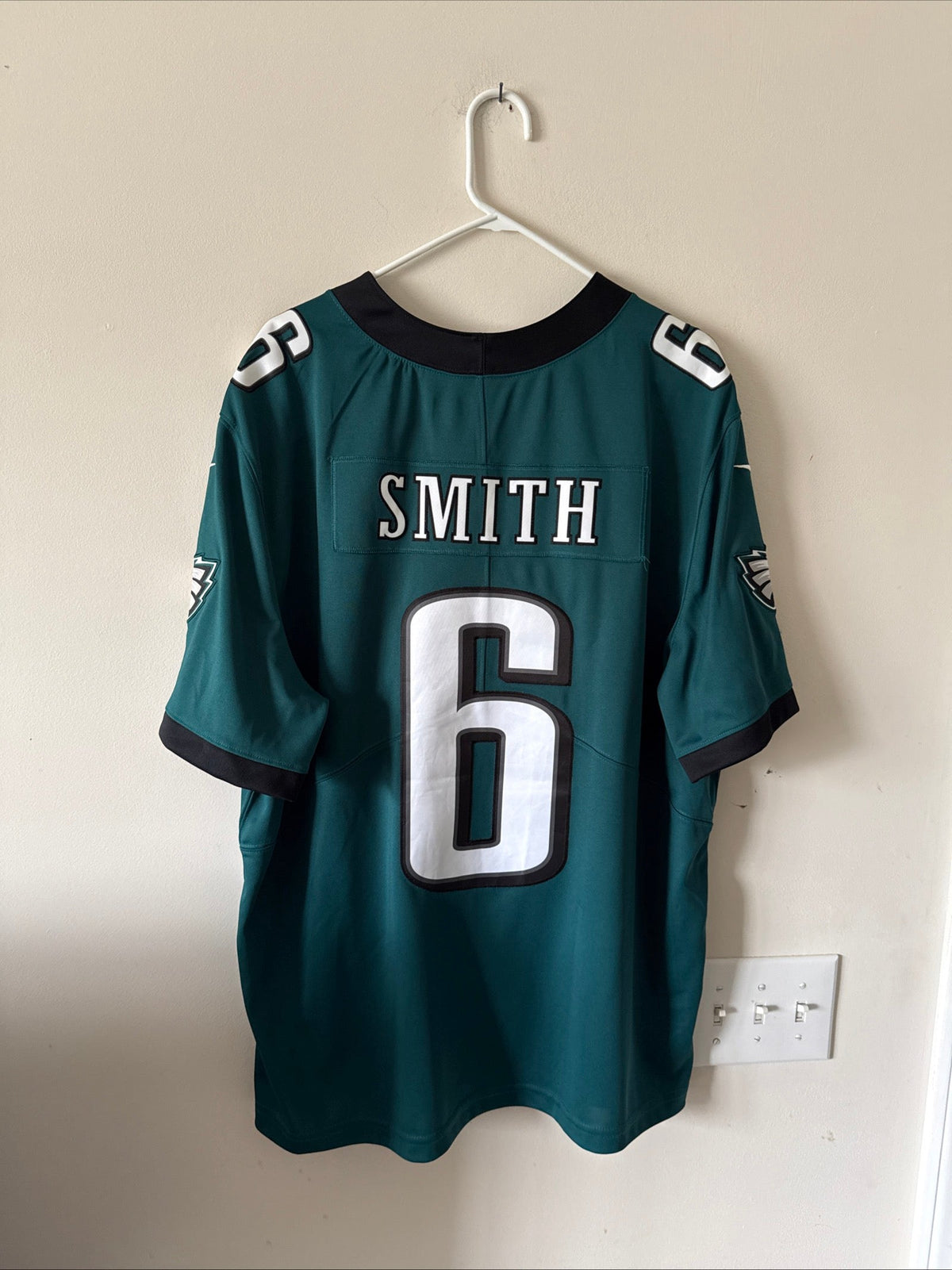 Men’s Nike DeVonta Smith #6 Philadelphia Eagles Vapor Lmtd Jersey Sz 2XL - RARE - Kyle’s Football Cards