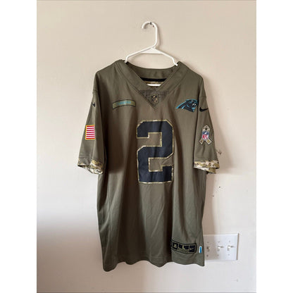 Men's Nike D.J. Moore 2 Carolina Panthers Salute To Service Jersey Sz L - RARE - Kyle’s Football Cards