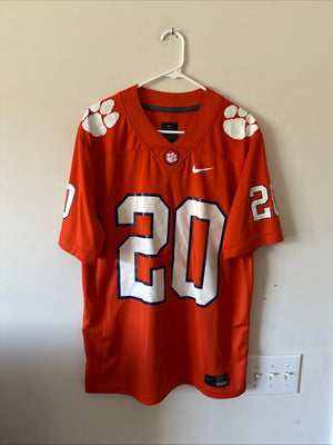 Men's Nike Domonique Thomas #20 Clemson Tigers NCAA Football Jersey Sz L - RARE