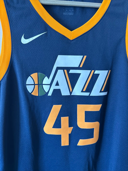 Men's Nike Donovan Mitchell 45 Utah Jazz 2020/21 Swingman Icon Jersey Sz 52 NWT - Kyle’s Football Cards