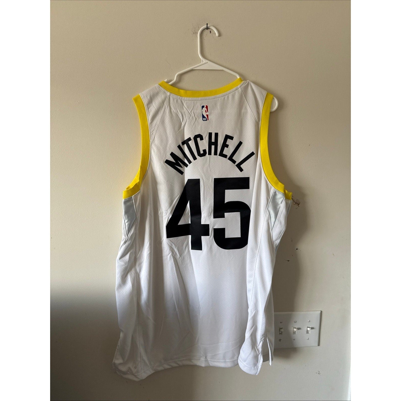 Men’s Nike Donovan Mitchell 45 Utah Jazz Swingman NBA Jersey Sz 56 - White NWT - Kyle’s Football Cards