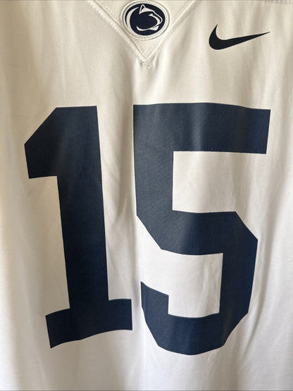 Men’s Nike Drew Allar 15 Penn State Nittany Lions NCAA Football Jersey Sz XL - Kyle’s Football Cards