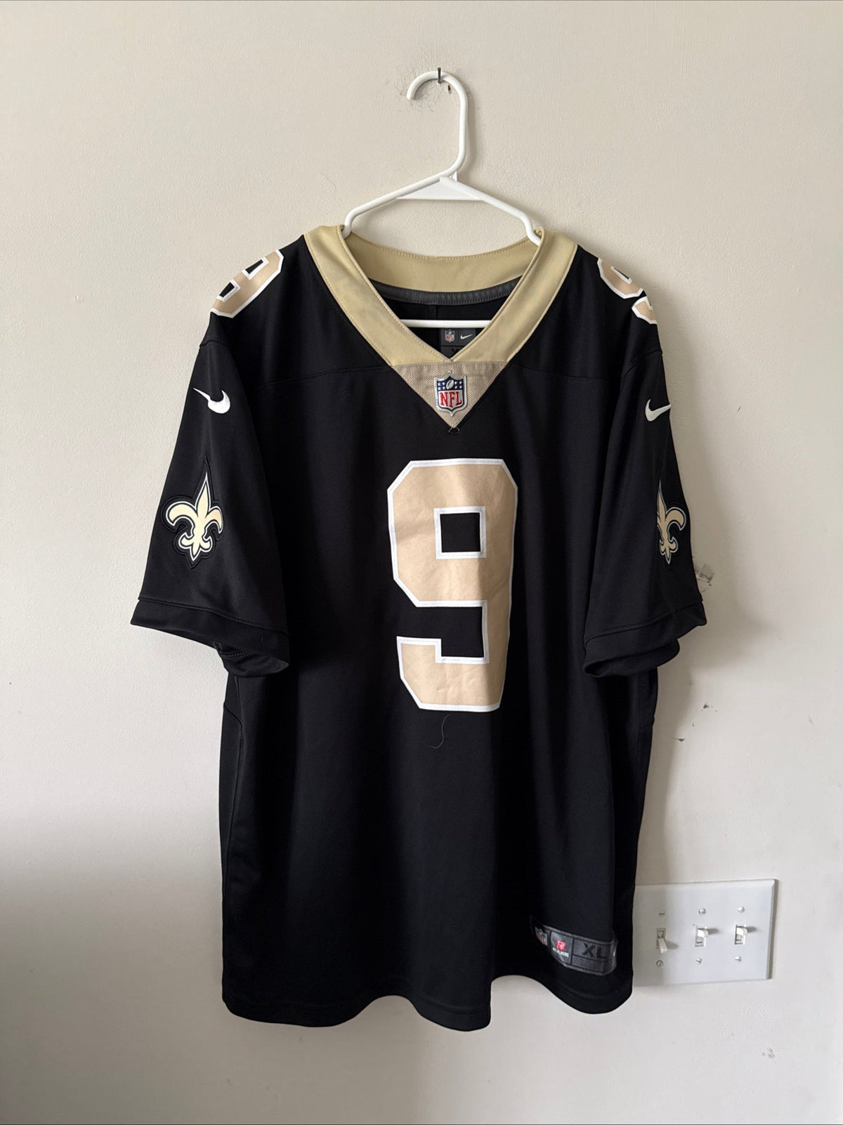 Men’s Nike Drew Brees 9 New Orleans Saints Vapor Limited NFL Jersey Sz XL RARE - Kyle’s Football Cards