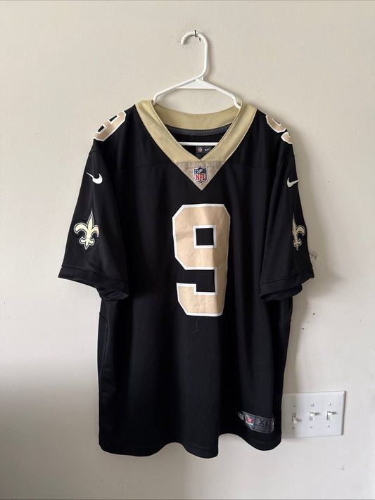 Men’s Nike Drew Brees 9 New Orleans Saints Vapor Limited NFL Jersey Sz XL RARE - Kyle’s Football Cards