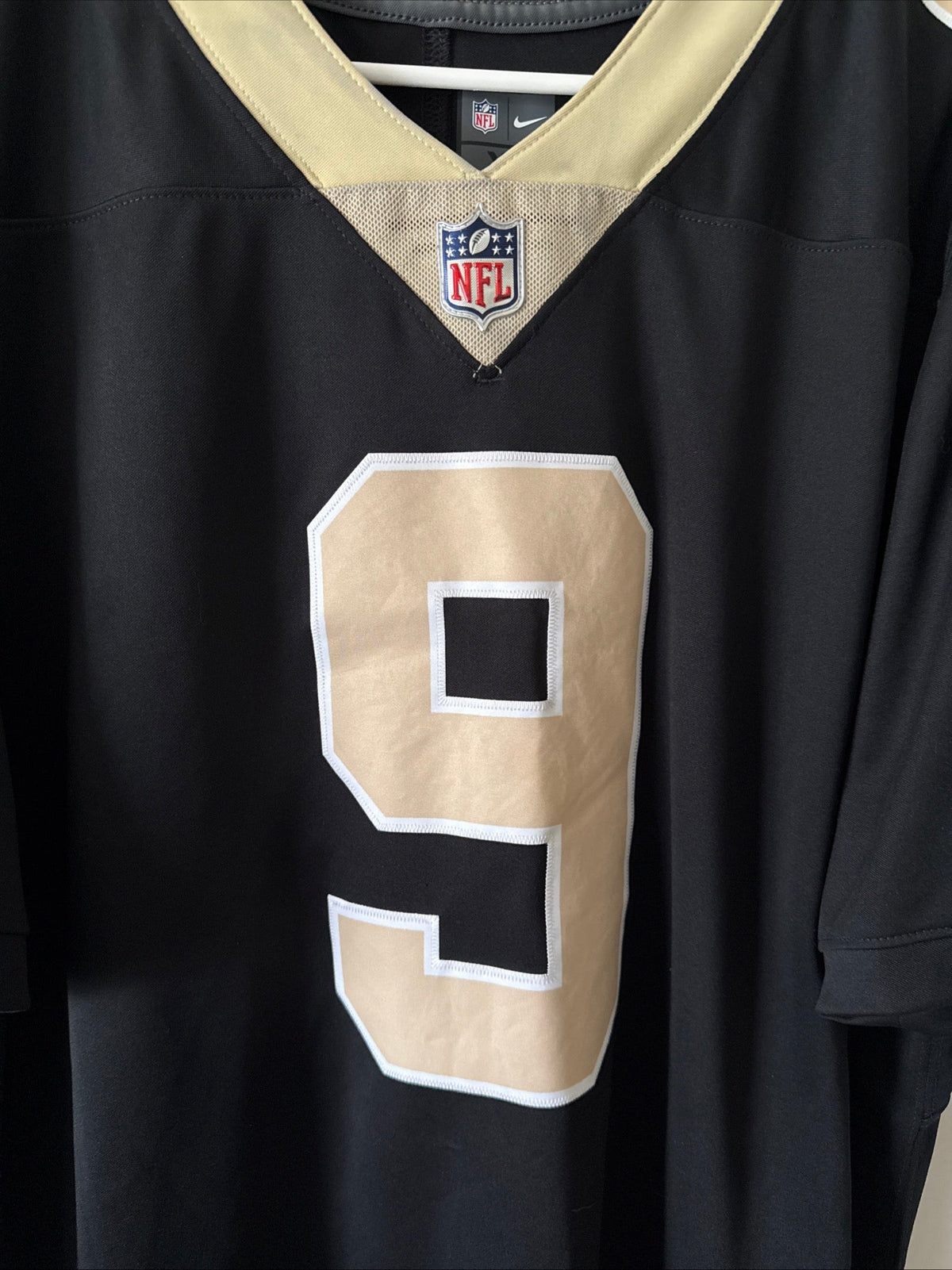 Men’s Nike Drew Brees 9 New Orleans Saints Vapor Limited NFL Jersey Sz XL RARE - Kyle’s Football Cards