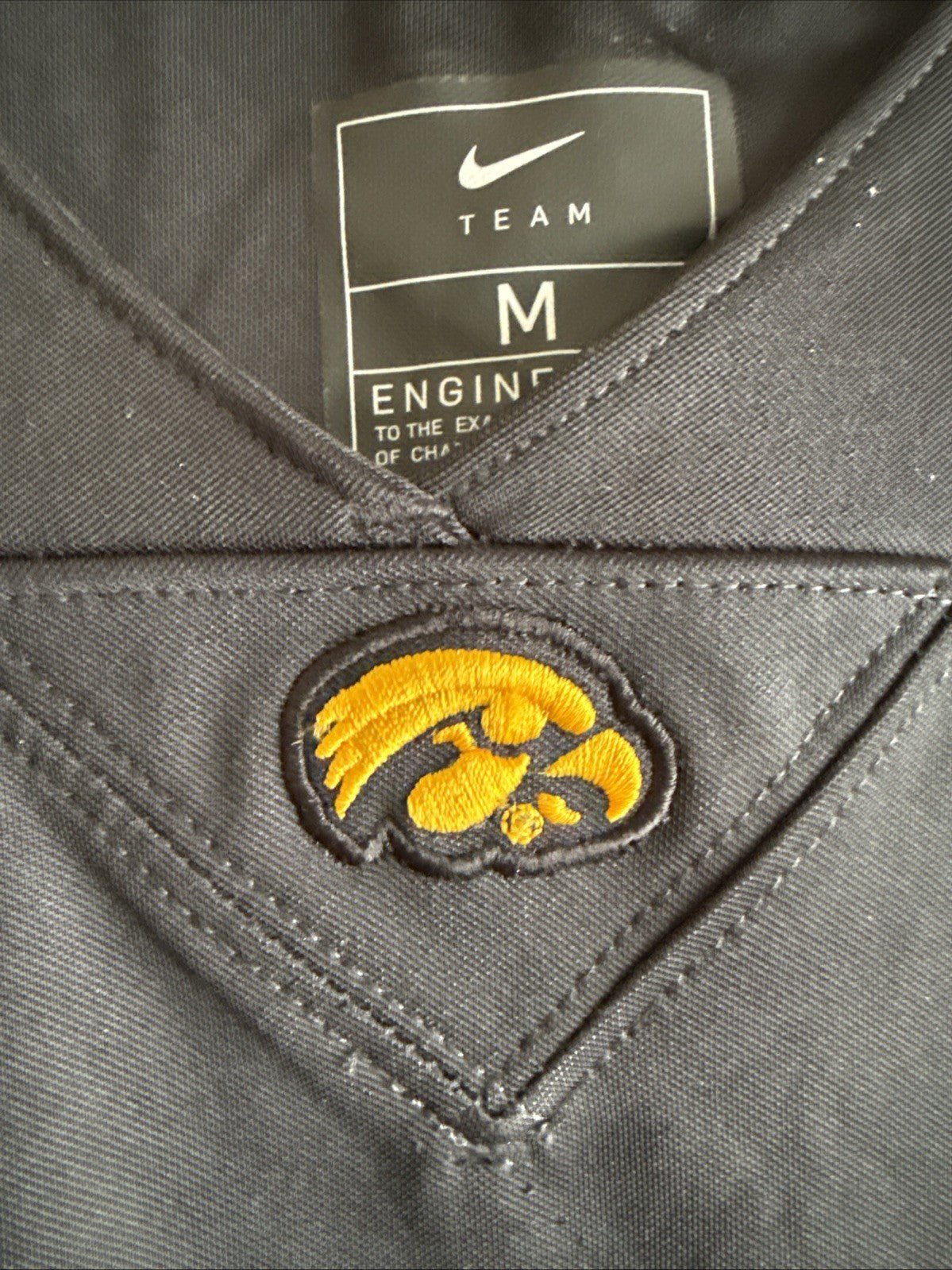 Men’s Nike Drew McNAMARA 12 Iowa Hawkeyes NCAA Football Jersey Sz M - RARE - Kyle’s Football Cards
