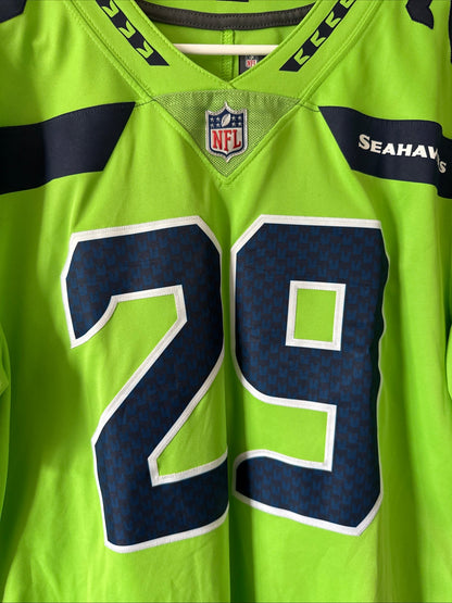 Men's Nike Earl Thomas 29 Seahawks Color Rush Vapor Lmtd NFL Jersey Sz L - RARE - Kyle’s Football Cards