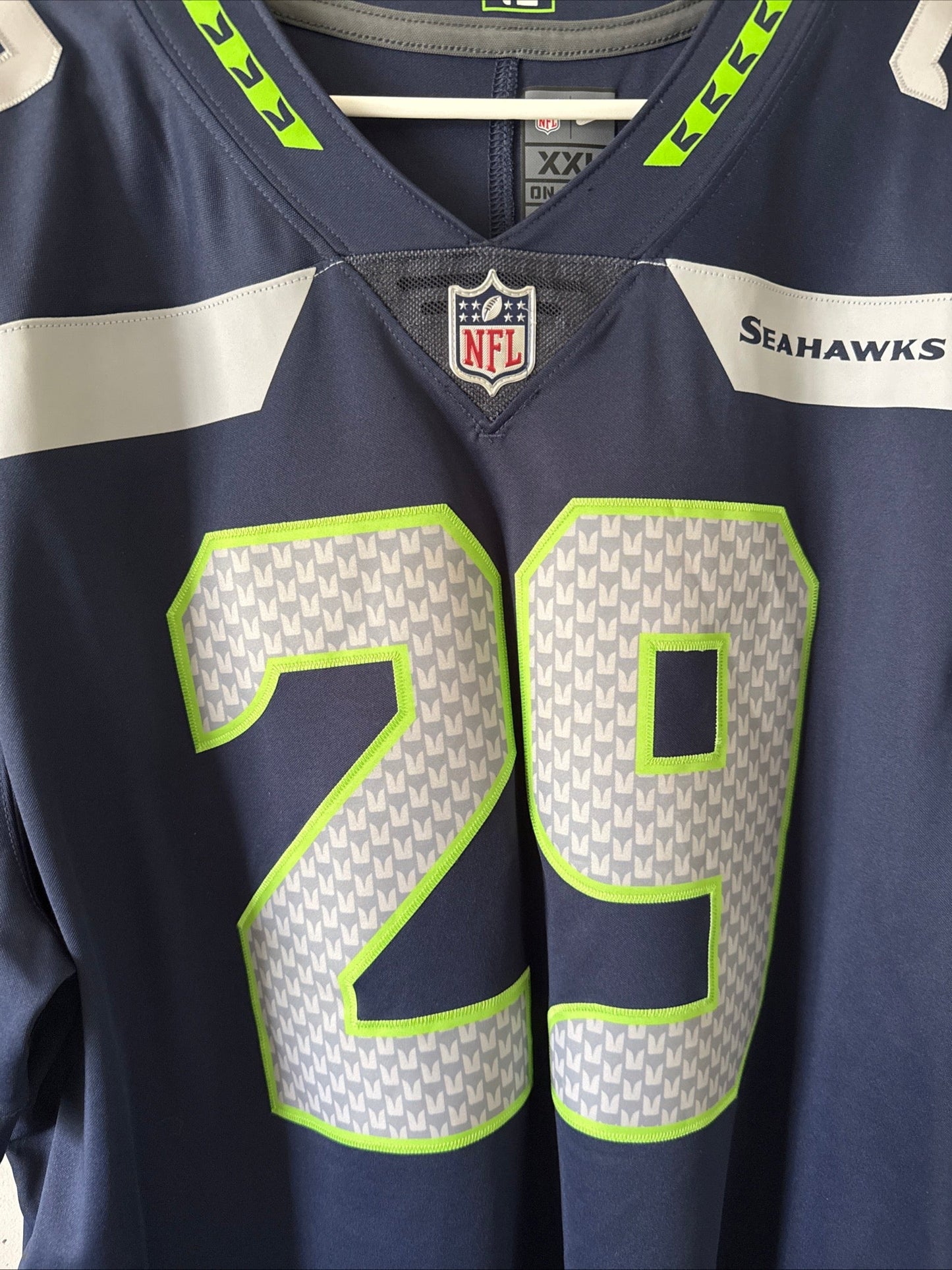 Men’s Nike Earl Thomas III 29 Seattle Seahawks Vapor Lmtd Jersey Sz 2XL - RARE - Kyle’s Football Cards