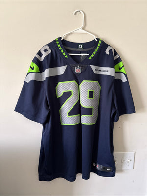 Men’s Nike Earl Thomas III #29 Seattle Seahawks Vapor Lmtd Jersey Sz 2XL - RARE