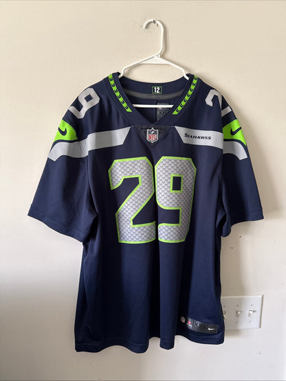 Men’s Nike Earl Thomas III 29 Seattle Seahawks Vapor Lmtd Jersey Sz 2XL - RARE - Kyle’s Football Cards