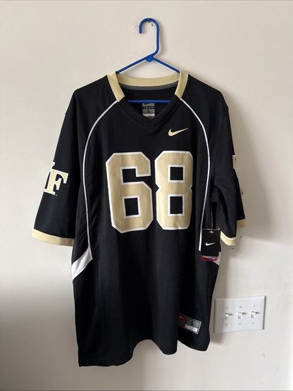 Men’s Nike Ed Bradley 68 Wake Forest Jersey Sz L - Black RARE NWT - Kyle’s Football Cards