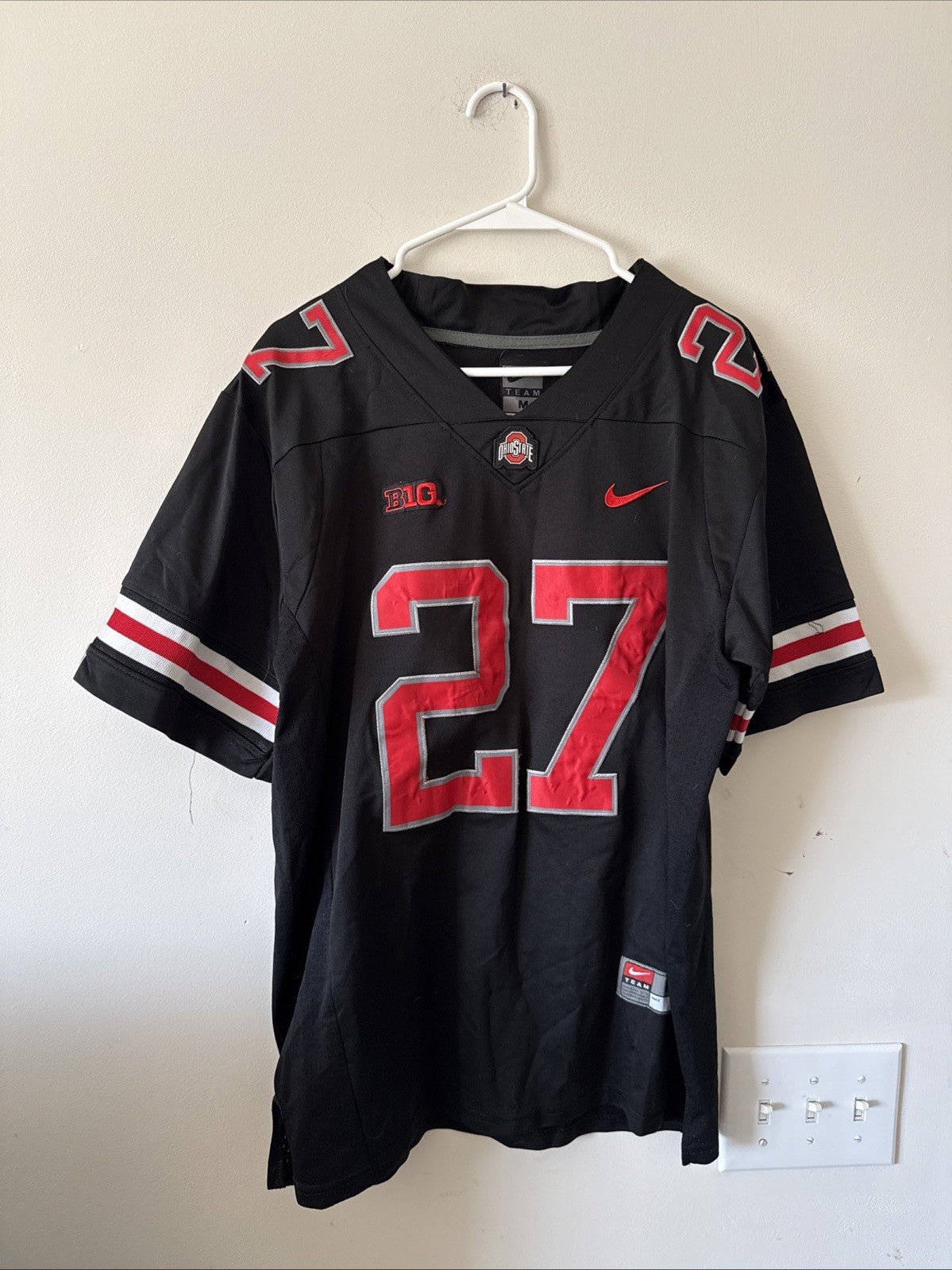 Men’s Nike Eddie George 27 Ohio State Buckeyes Limited Jersey SIZE M - Blk RARE - Kyle’s Football Cards