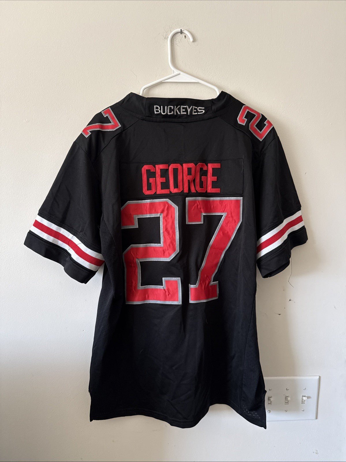 Men’s Nike Eddie George 27 Ohio State Buckeyes Limited Jersey SIZE M - Blk RARE - Kyle’s Football Cards