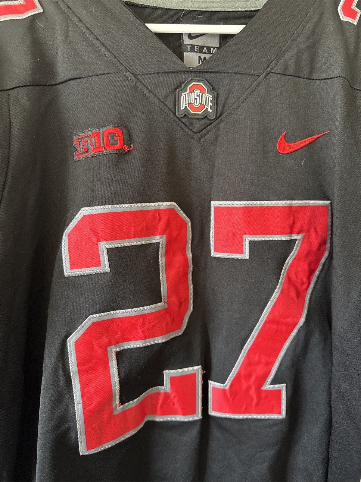 Men’s Nike Eddie George 27 Ohio State Buckeyes Limited Jersey SIZE M - Blk RARE - Kyle’s Football Cards