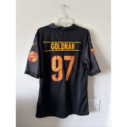 Men’s Nike Eddie Goldman 97 Washington Commanders Alternate Jersey Sz S - Black - Kyle’s Football Cards
