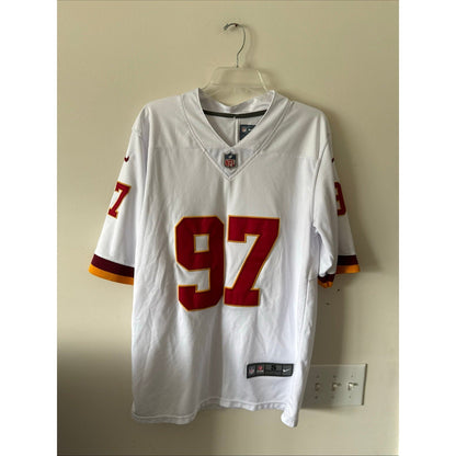 Men’s Nike Eddie Goldman 97 Washington Commanders Away Jersey Sz S - White - Kyle’s Football Cards