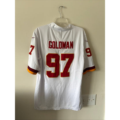 Men’s Nike Eddie Goldman 97 Washington Commanders Away Jersey Sz S - White - Kyle’s Football Cards