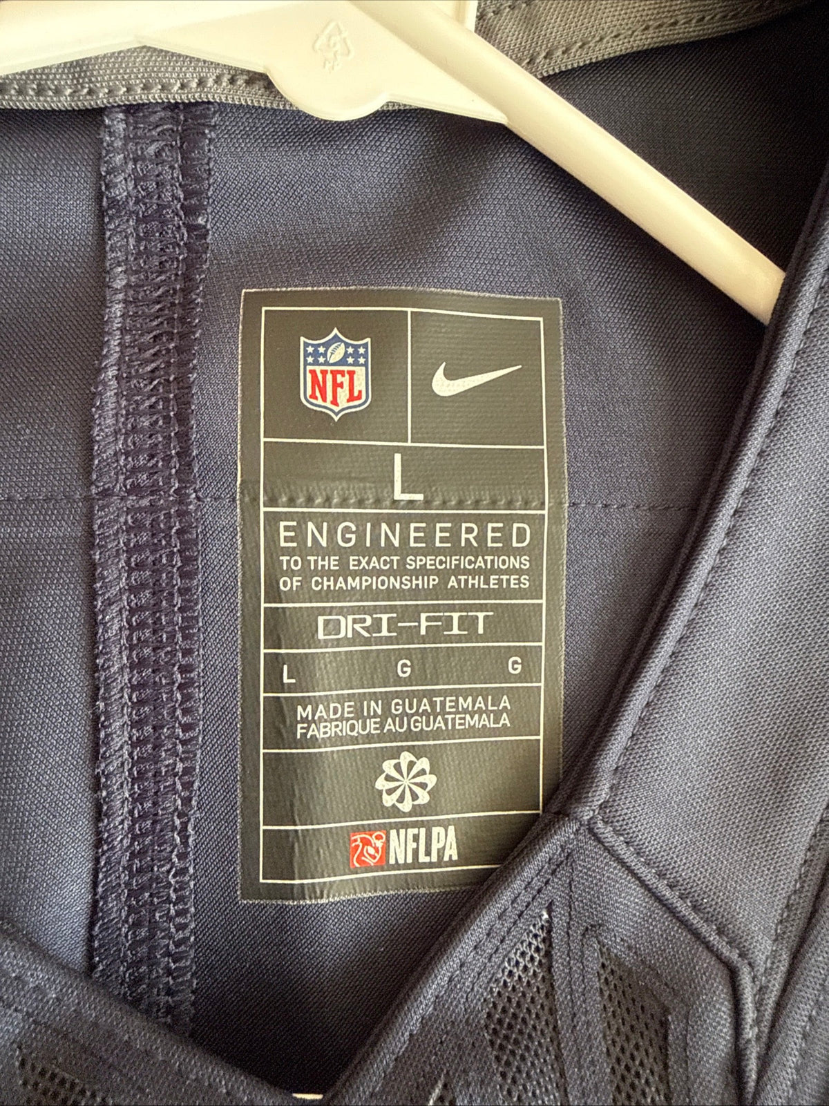 Men's Nike Eddie Jackson #4 Chicago Bears Vapor Lmtd NFL Jersey Sz L - Blue RARE - Kyle’s Football Cards