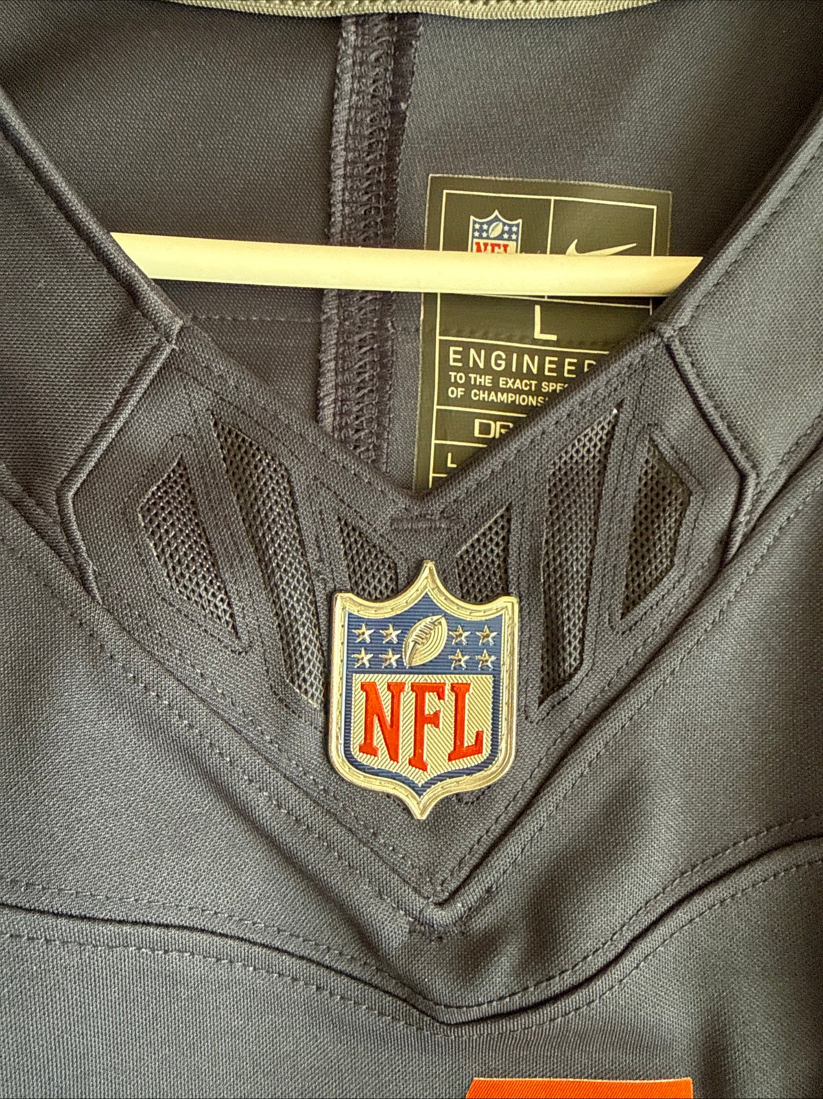 Men's Nike Eddie Jackson #4 Chicago Bears Vapor Lmtd NFL Jersey Sz L - Blue RARE - Kyle’s Football Cards