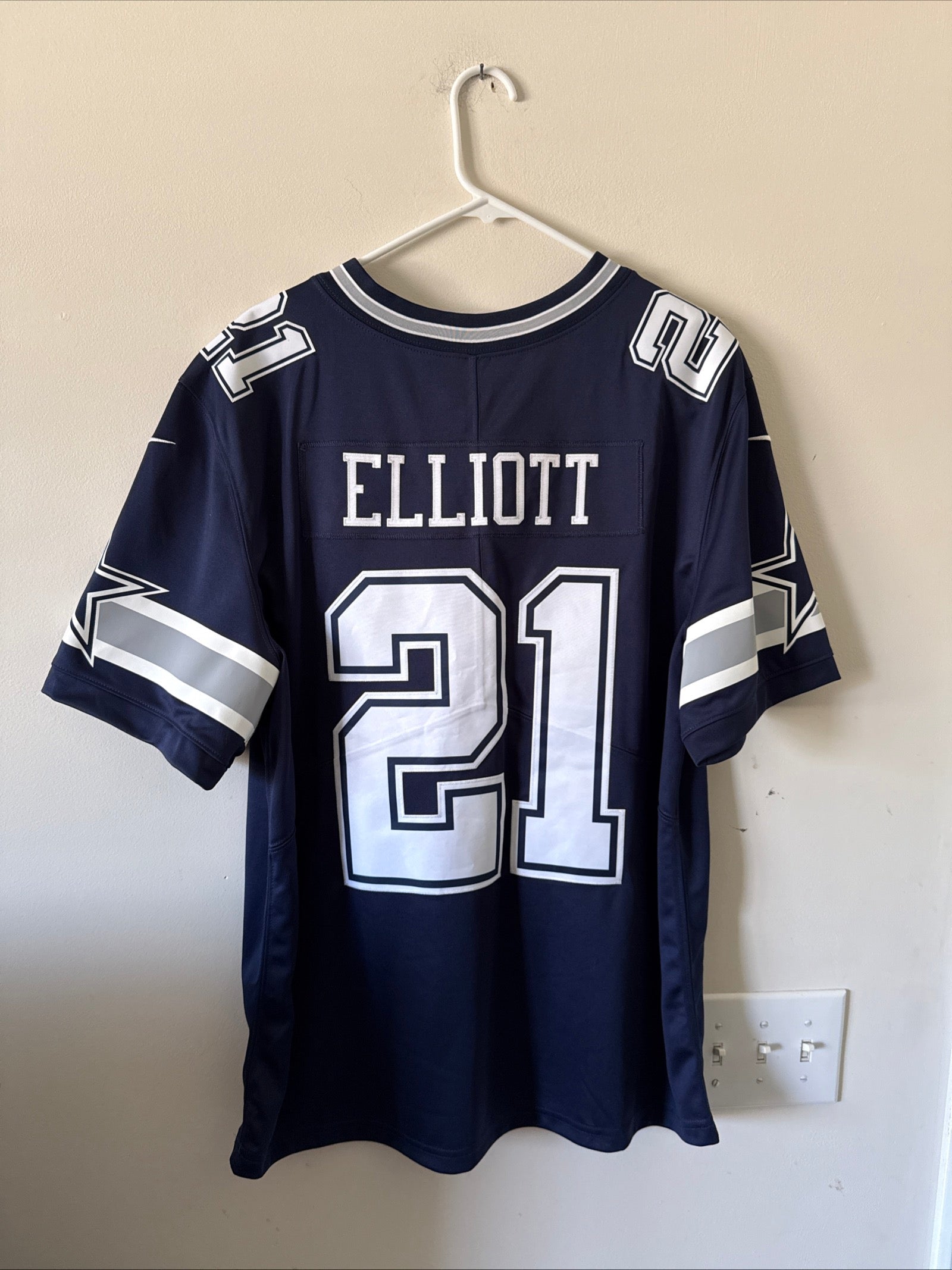Men's Nike Ezekiel Elliott 21 Cowboys Vapor Lmtd 100 Seasons Jersey Sz XL RARE - Kyle’s Football Cards