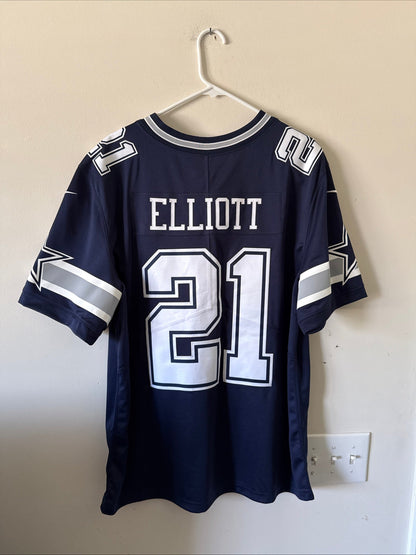Men's Nike Ezekiel Elliott 21 Cowboys Vapor Lmtd 100 Seasons Jersey Sz XL RARE - Kyle’s Football Cards