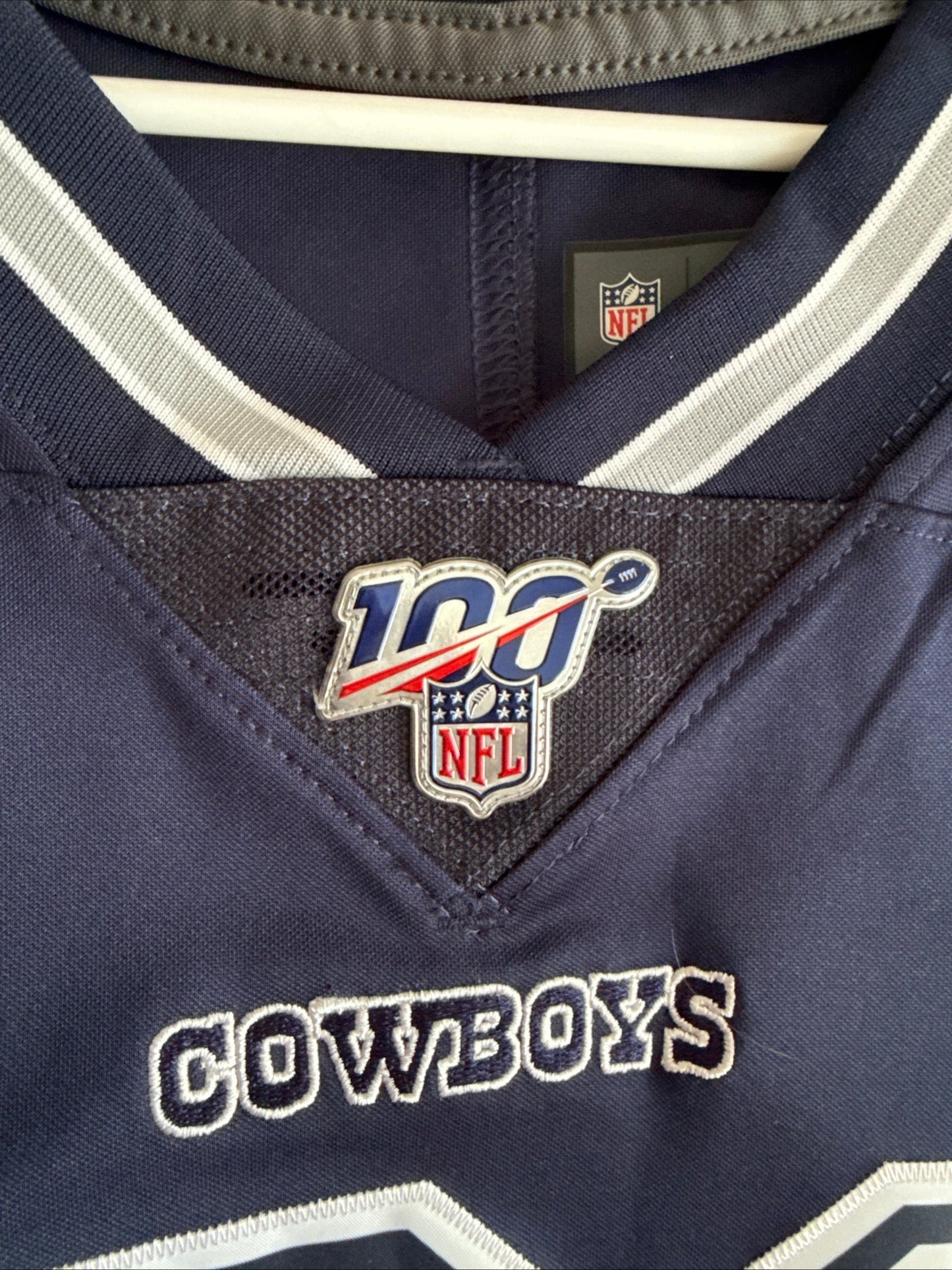Men's Nike Ezekiel Elliott 21 Cowboys Vapor Lmtd 100 Seasons Jersey Sz XL RARE - Kyle’s Football Cards