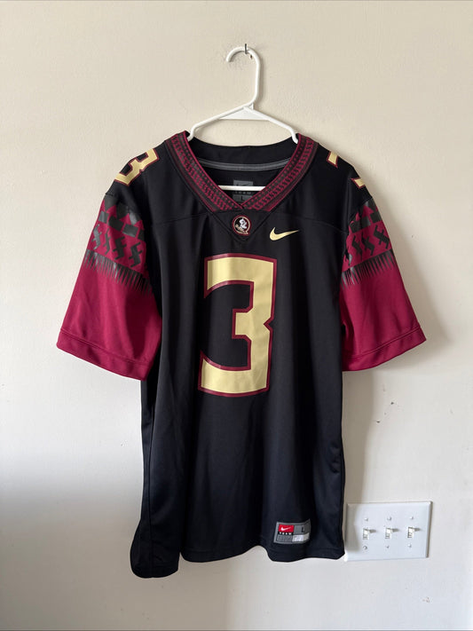Men's Nike Florida State Seminoles 3 Alternate NCAA Game Jersey Sz L - RARE - Kyle’s Football Cards