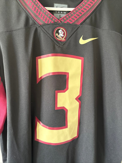 Men's Nike Florida State Seminoles 3 Alternate NCAA Game Jersey Sz L - RARE - Kyle’s Football Cards