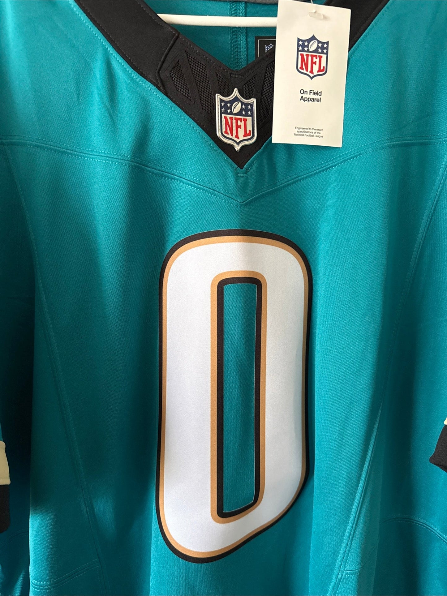 Men’s Nike Gabe Davis 0 Jacksonville Jaguars Vapor Lmtd Alt Jersey Sz XL - RARE - Kyle’s Football Cards