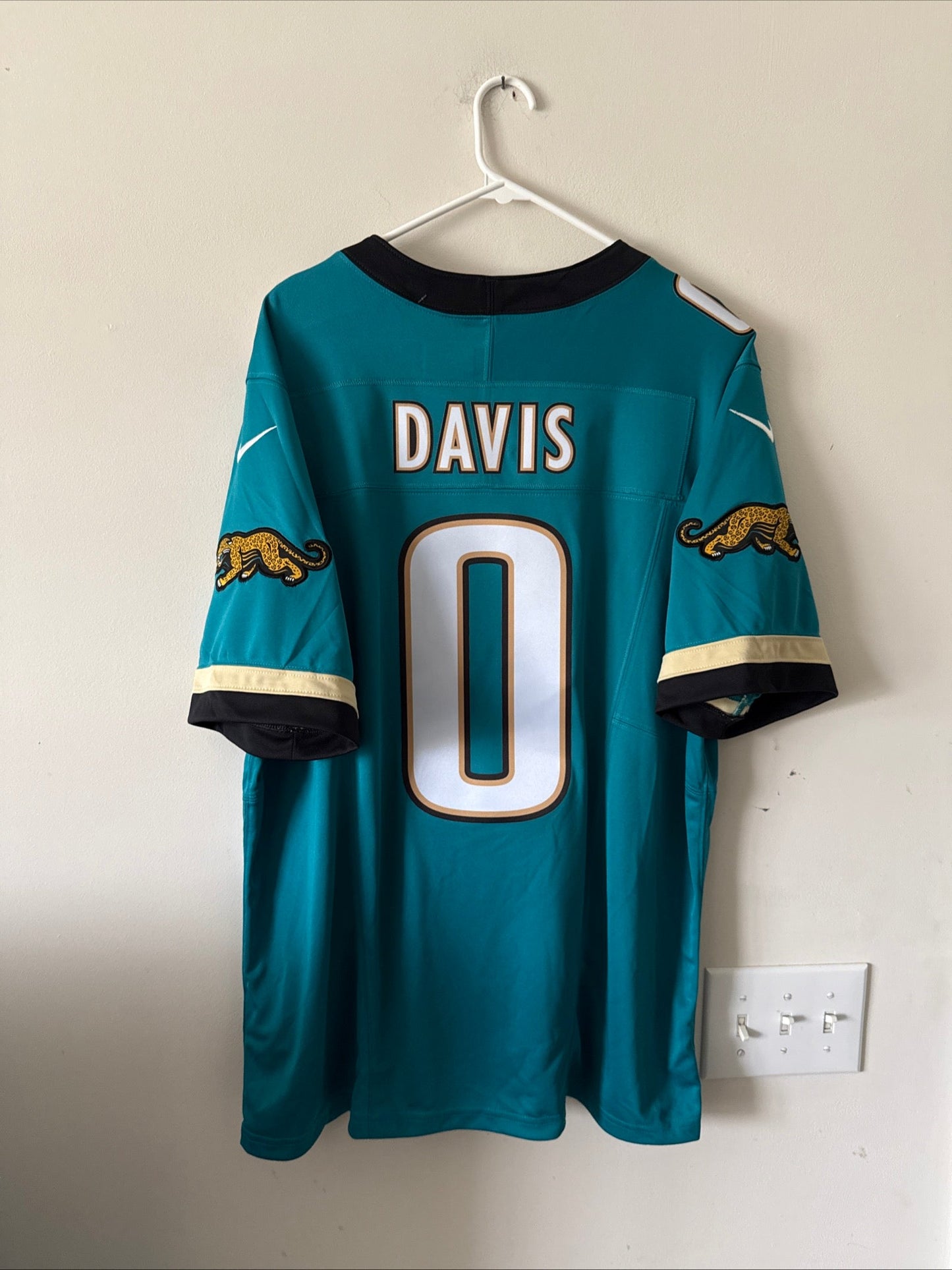 Men’s Nike Gabe Davis 0 Jacksonville Jaguars Vapor Lmtd Alt Jersey Sz XL - RARE - Kyle’s Football Cards