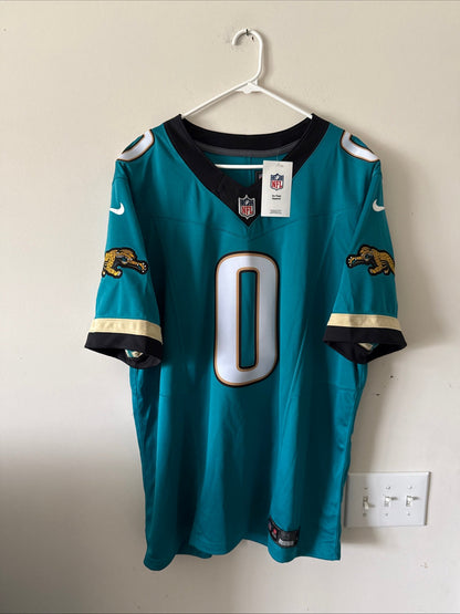 Men’s Nike Gabe Davis 0 Jacksonville Jaguars Vapor Lmtd Alt Jersey Sz XL - RARE - Kyle’s Football Cards