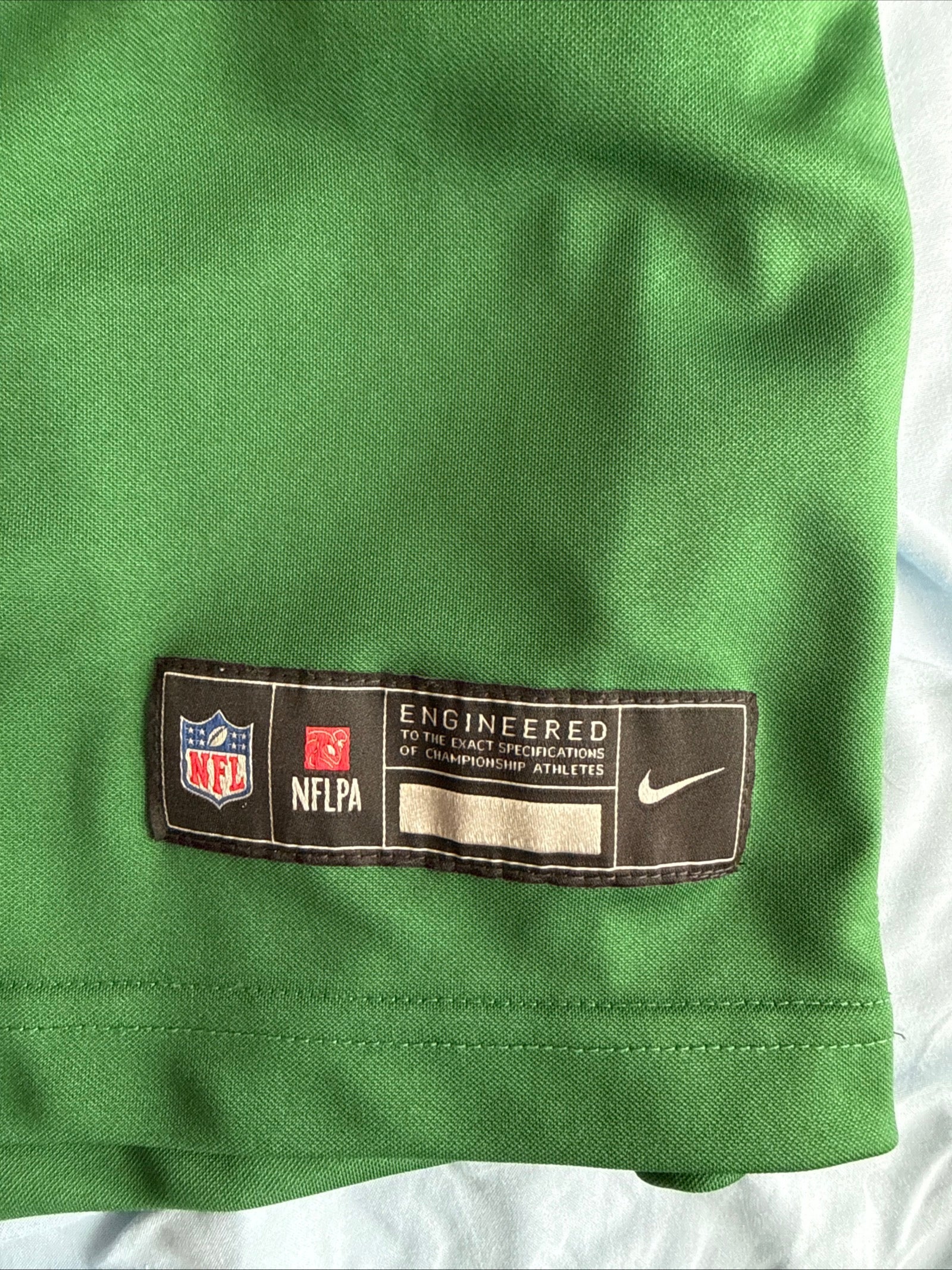 Men's Nike Garrett Wilson 17 New York Jets Vapor Lmtd NFL Jersey Sz L - RARE - Kyle’s Football Cards