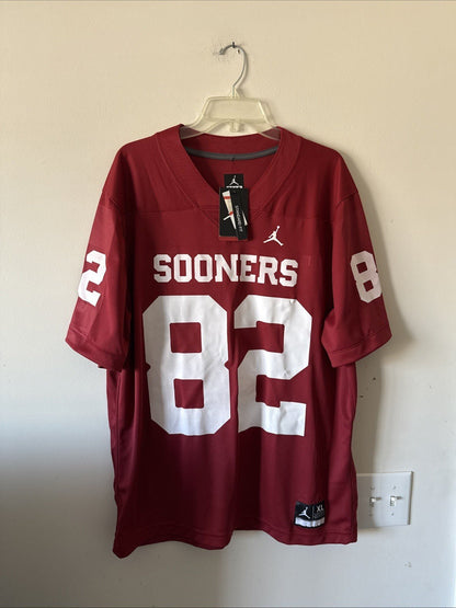 Men’s Nike Gavin Freeman 82 Oklahoma Sooners Football Jersey Sz XL - NWT RARE - Kyle’s Football Cards