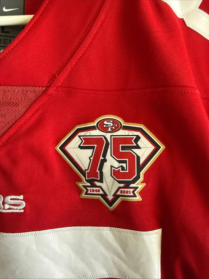 Men’s Nike George Kittle #85 SF 49ers 75th Anniversary Vapor Lmtd Jersey Sz XL - Kyle’s Football Cards